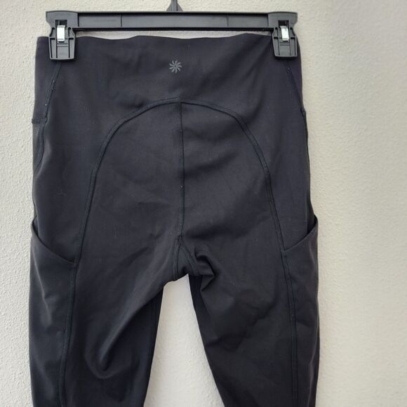 Athleta Ultimate Stash Pocket 7/8 Black Tight Yoga Fitness‎ Pants Women's XS - Picture 3 of 4
